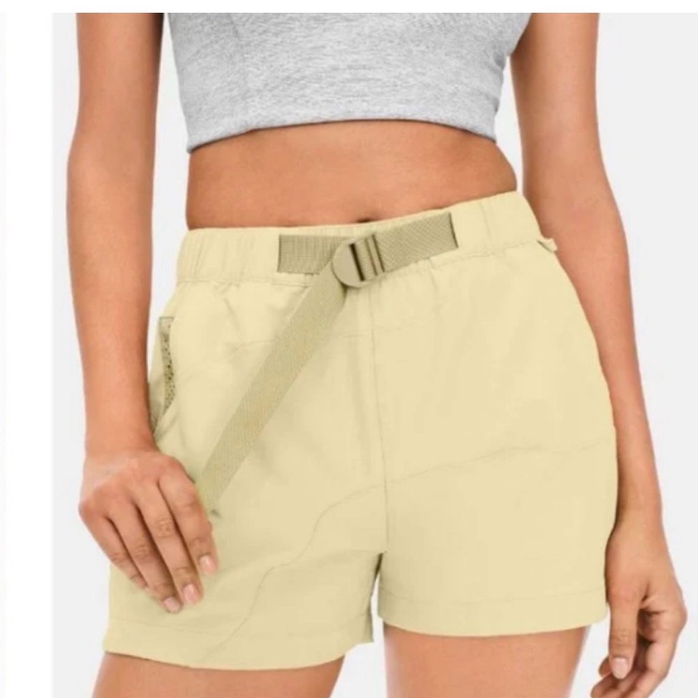 Outdoor voices rectrek beige khaki shorts women size small